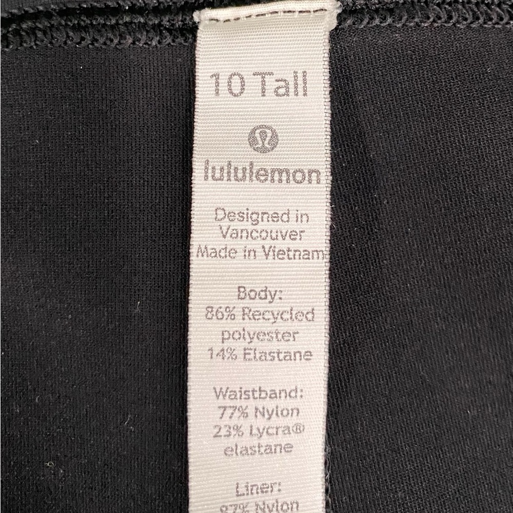 Lululemon Pace Rival  Incognito Camo Multi Grey Black Tennis Skirt Size 10 Tall - Picture 5 of 6